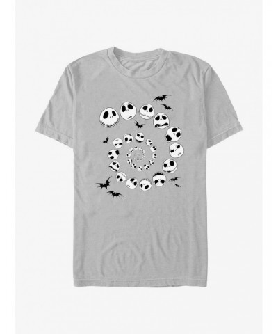 Disney The Nightmare Before Christmas Jack Skellington Emotion Swirl T-Shirt $7.41 T-Shirts