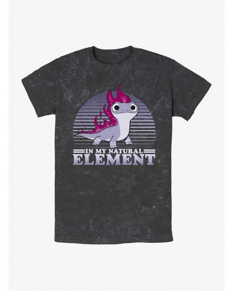 Disney Frozen 2 Bruni In My Natural Element Mineral Wash T-Shirt $8.55 T-Shirts