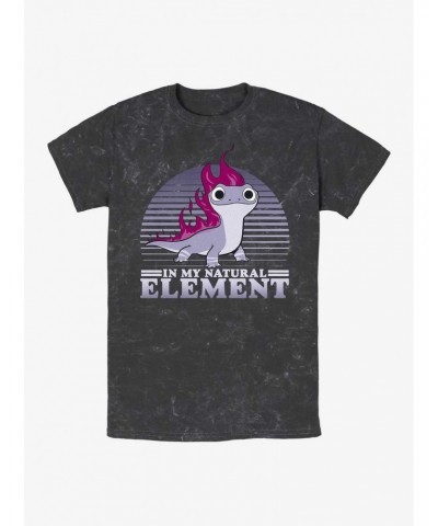 Disney Frozen 2 Bruni In My Natural Element Mineral Wash T-Shirt $8.55 T-Shirts