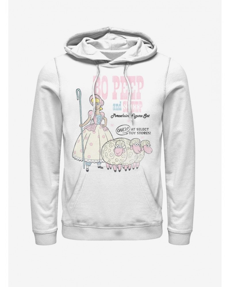 Disney Pixar Toy Story 4 Bo Peep And Sheep White Hoodie $14.82 Hoodies