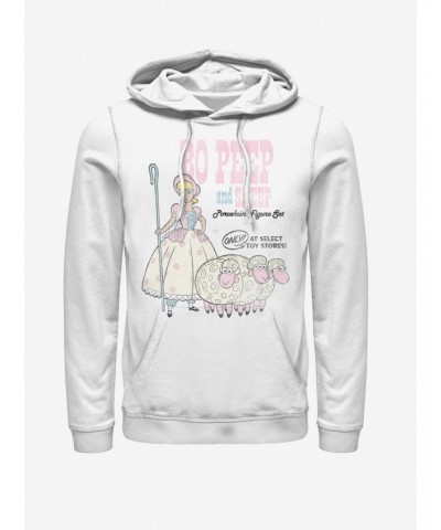 Disney Pixar Toy Story 4 Bo Peep And Sheep White Hoodie $14.82 Hoodies