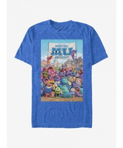 Disney Pixar Monsters University Mu Poster T-Shirt $11.71 T-Shirts