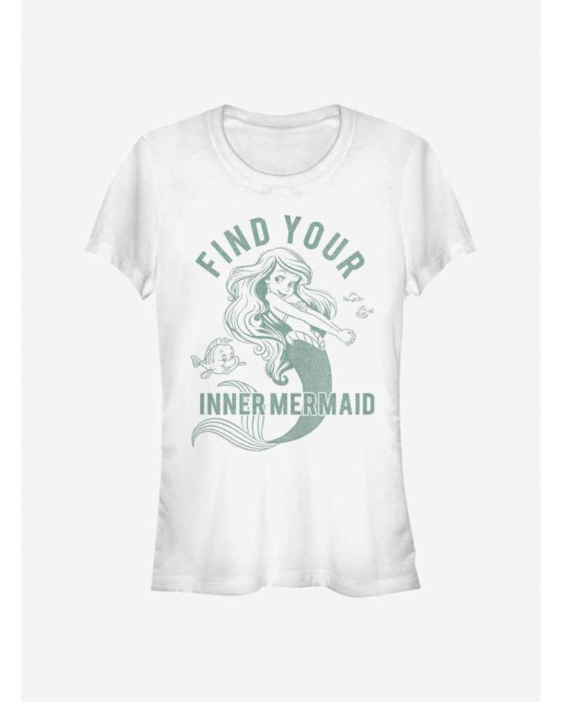 Disney The Little Mermaid Inner Mermaid Girls T-Shirt $9.71 T-Shirts