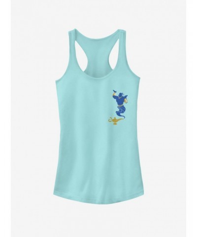 Disney Aladdin 2019 Pocket Lamp Girls Tank $11.21 Tanks