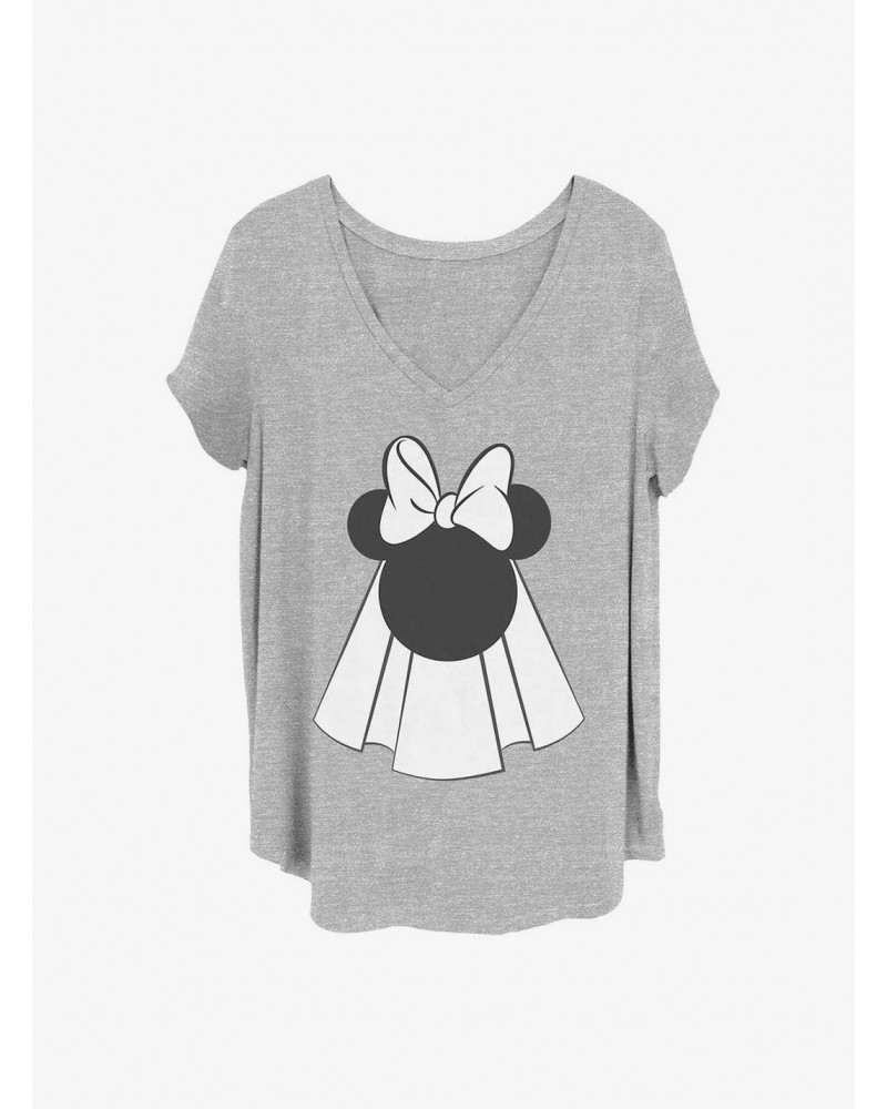 Disney Minnie Mouse Mouse Bride Girls T-Shirt Plus Size $14.16 T-Shirts