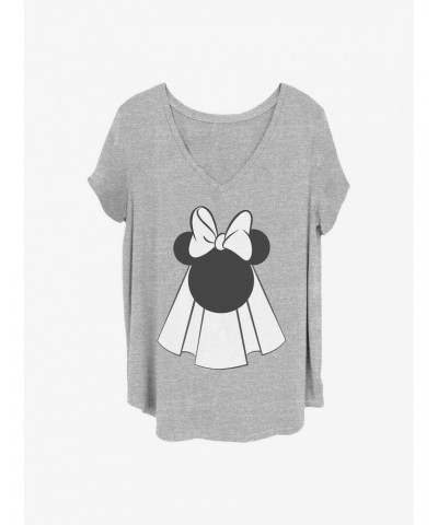 Disney Minnie Mouse Mouse Bride Girls T-Shirt Plus Size $14.16 T-Shirts