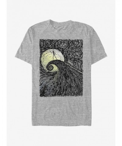 The Nightmare Before Christmas Spiral Hill T-Shirt $9.80 T-Shirts