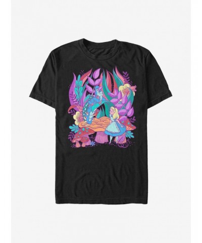 Disney Alice In Wonderland Neon Plants T-Shirt $7.65 T-Shirts