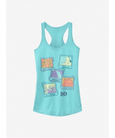 Disney Pixar Luca Polaroid Summer Girls Tank $11.70 Tanks