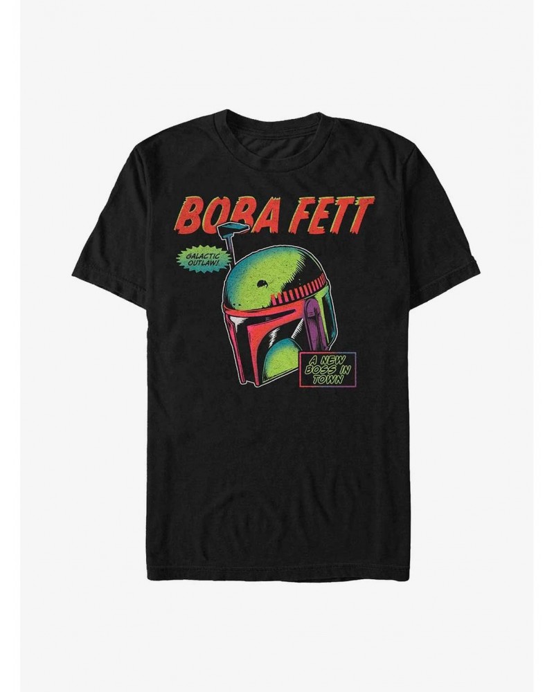 Star Wars The Book Of Boba Fett Rainboba T-Shirt $10.52 T-Shirts