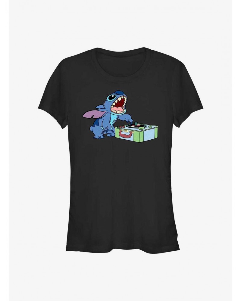 Disney Lilo & Stitch DJ Stitch Girls T-Shirt $10.21 T-Shirts