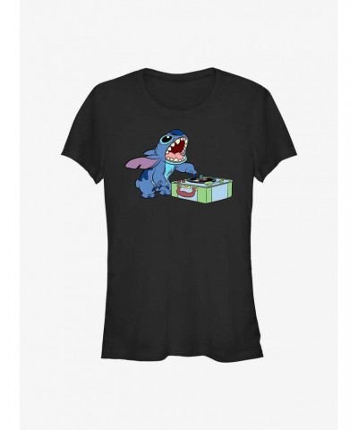 Disney Lilo & Stitch DJ Stitch Girls T-Shirt $10.21 T-Shirts