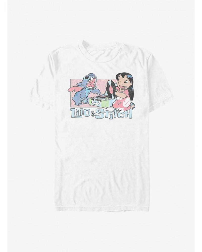 Disney Lilo & Stitch Duo Records T-Shirt $11.71 T-Shirts