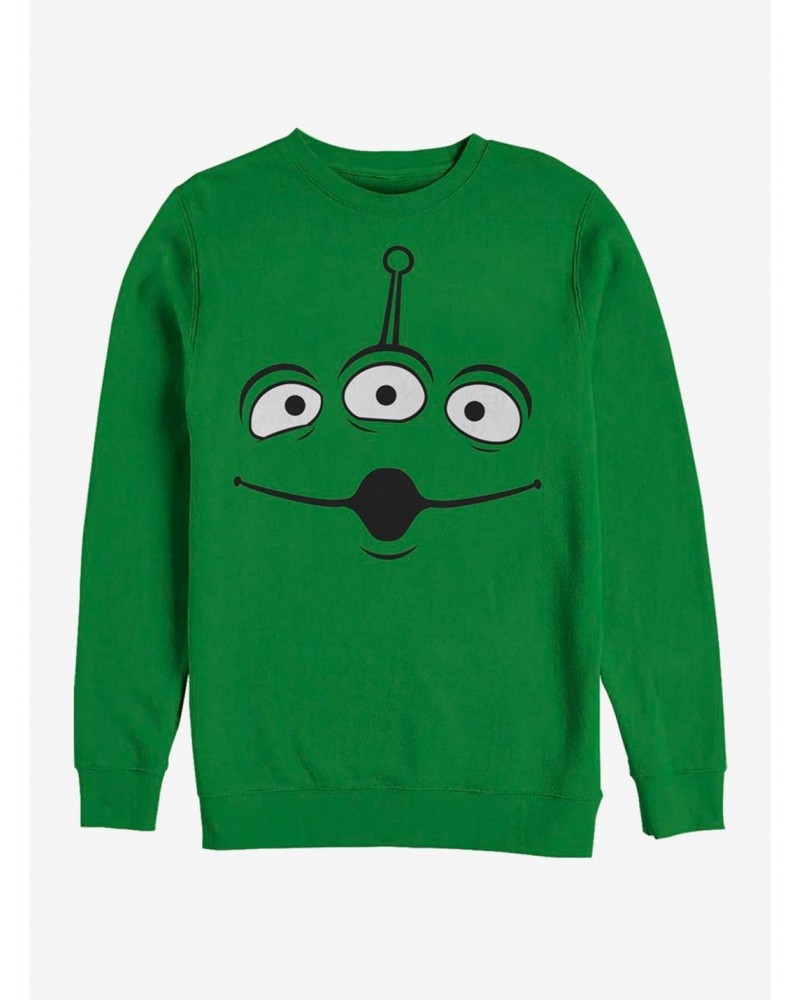 Disney Pixar Toy Story Alien Face Crew Sweatshirt $14.02 Sweatshirts