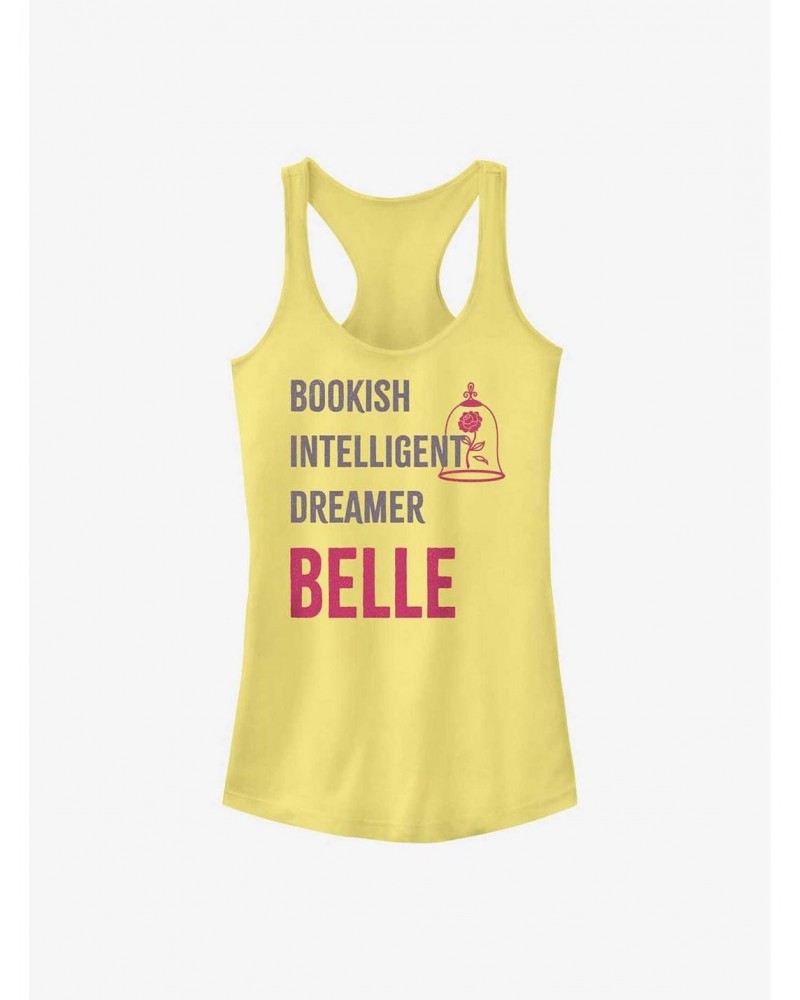 Disney Beauty And The Beast Belle List Girls Tank $12.45 Tanks