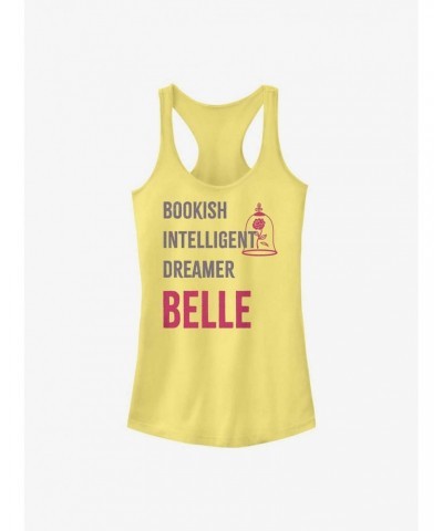 Disney Beauty And The Beast Belle List Girls Tank $12.45 Tanks