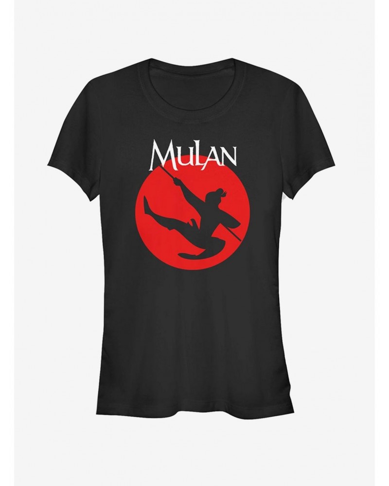 Disney Mulan Warrior Silhouette Girls T-Shirt $9.46 T-Shirts