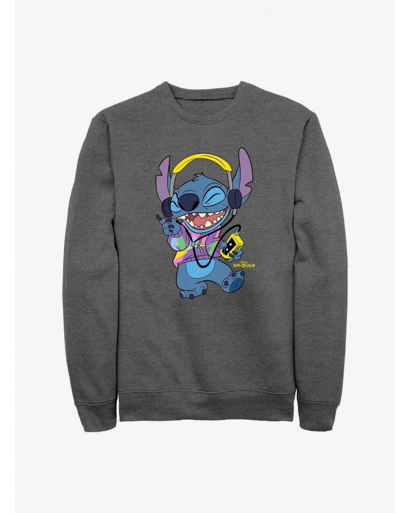 Disney Lilo & Stitch Rockin' Stitch Sweatshirt $17.71 Sweatshirts