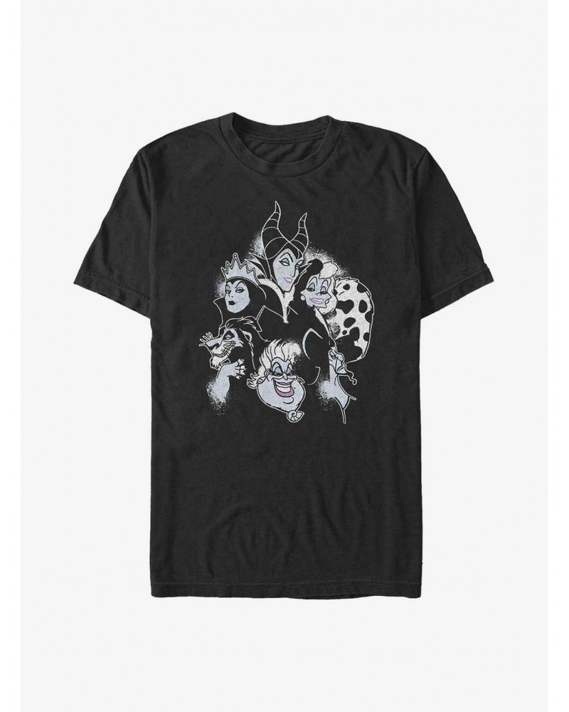 Disney Villains Villain Heads T-Shirt $7.41 T-Shirts