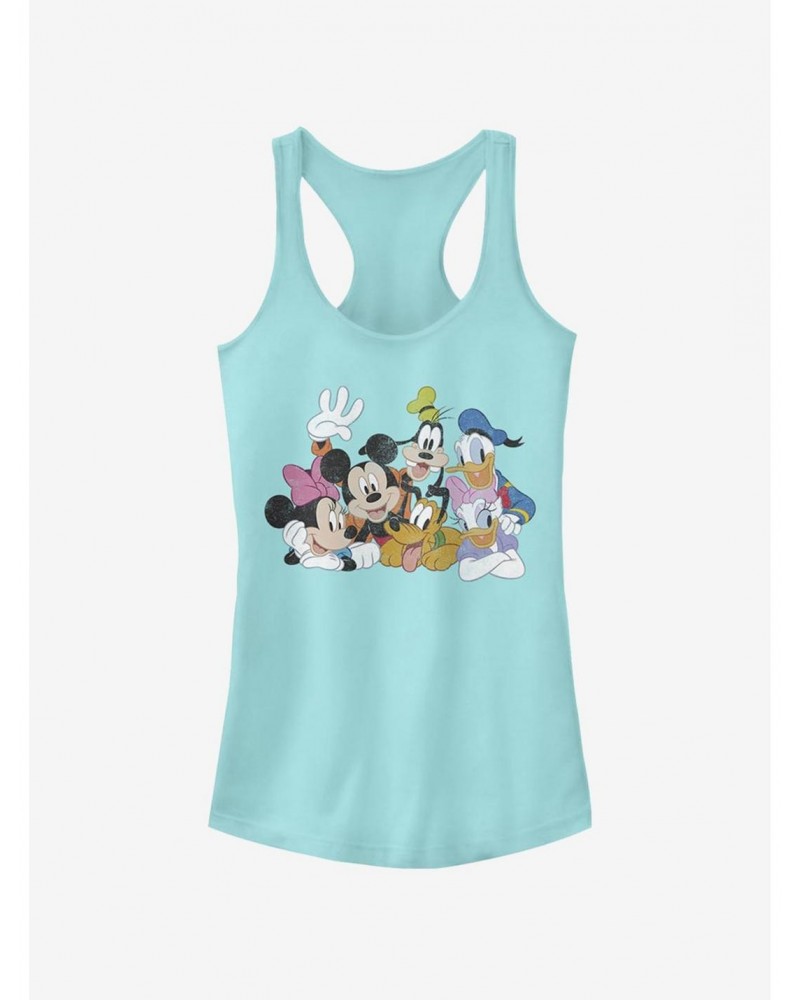 Disney Mickey Mouse Mickey Group Girls Tank $9.96 Tanks