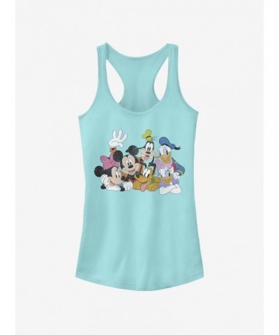 Disney Mickey Mouse Mickey Group Girls Tank $9.96 Tanks