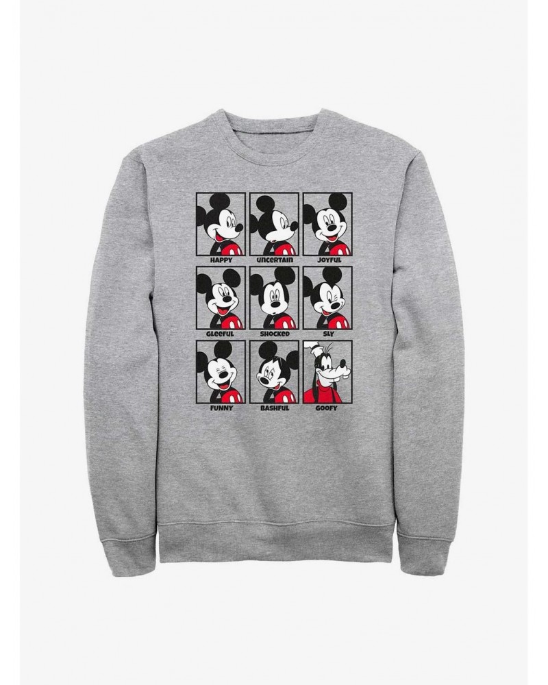 Disney Mickey Mouse Mood Sweatshirt $15.13 Sweatshirts