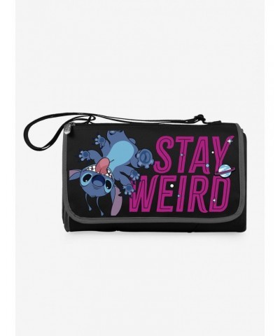 Disney Lilo and Stitch Stay Weird Outdoor Blanket Black $11.78 Merchandises