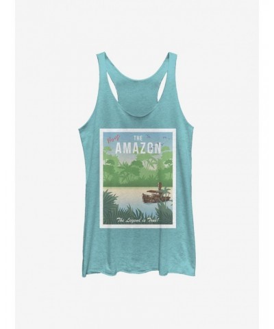 Disney Jungle Cruise Visit The Amazon Girls Tank $12.69 Tanks