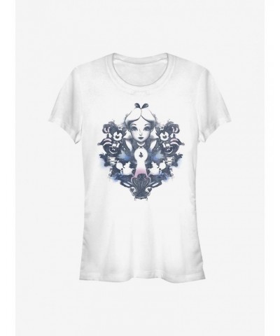 Disney Alice In Wonderland Alice Rorschach Girls T-Shirt $8.72 T-Shirts