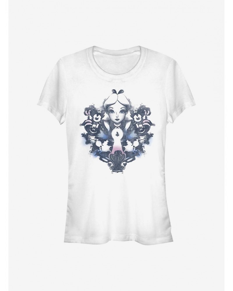 Disney Alice In Wonderland Alice Rorschach Girls T-Shirt $8.72 T-Shirts