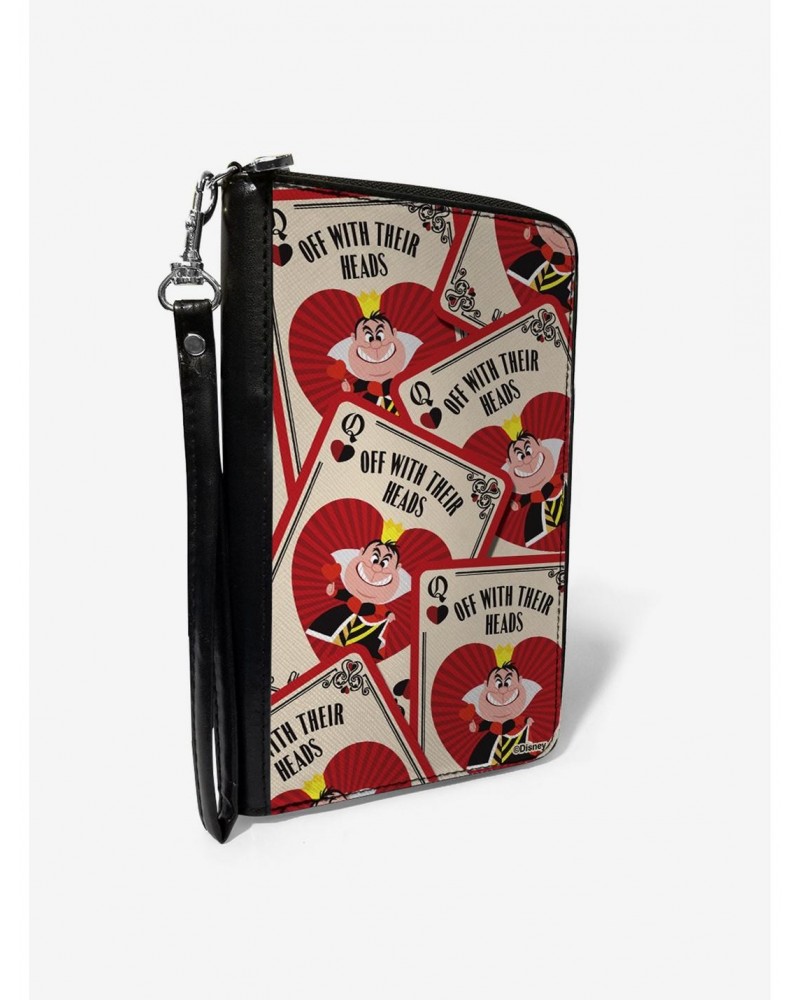 Disney Alice in Wonderland Queen of Hearts Zip Around Wallet $16.34 Wallets