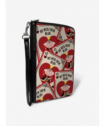 Disney Alice in Wonderland Queen of Hearts Zip Around Wallet $16.34 Wallets