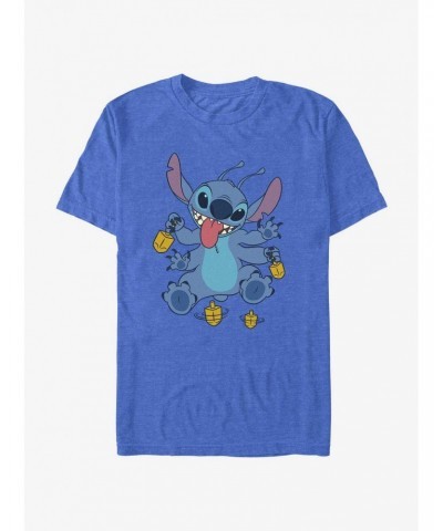 Disney Lilo & Stitch Hanukkah Spinning Dreidels T-Shirt $9.08 T-Shirts