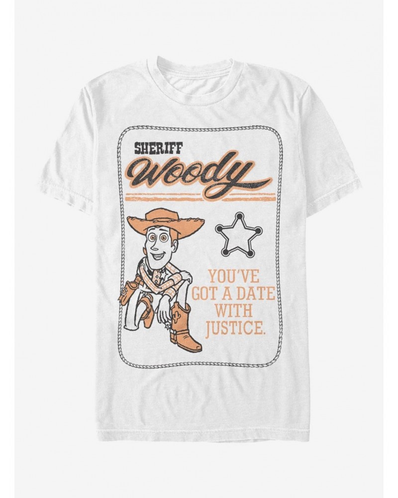 Toy Story Sheriff Woody Date With Justice T-Shirt $7.72 T-Shirts