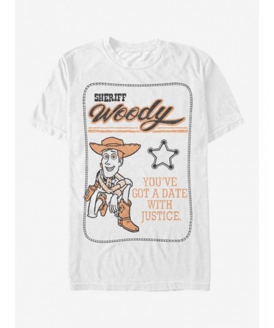 Toy Story Sheriff Woody Date With Justice T-Shirt $7.72 T-Shirts