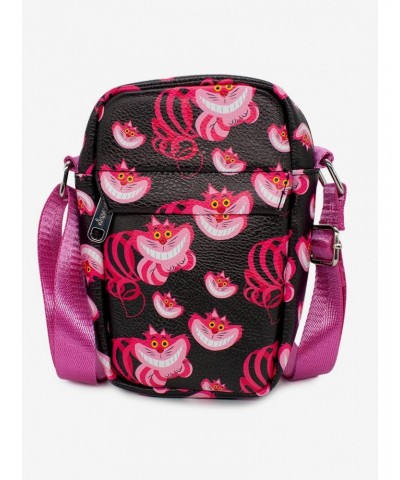 Disney Alice in Wonderland Cheshire Cat Vegan Leather Crossbody Bag $13.96 Bags