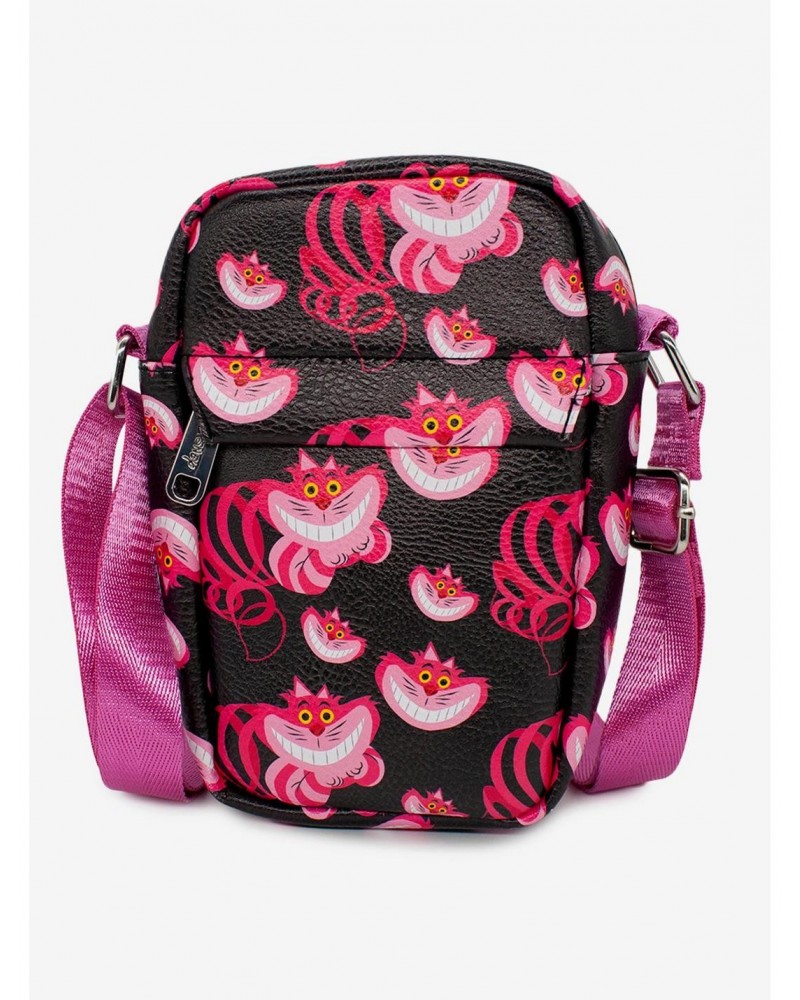 Disney Alice in Wonderland Cheshire Cat Vegan Leather Crossbody Bag $13.96 Bags