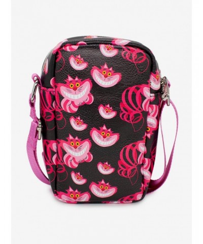 Disney Alice in Wonderland Cheshire Cat Vegan Leather Crossbody Bag $13.96 Bags