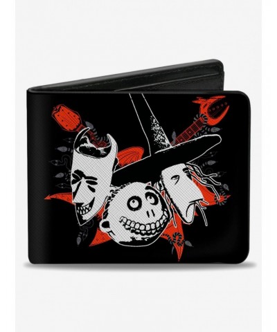 The Nightmare Before Christmas Lock Shock And Barrel Faces Bifold Wallet $9.41 Wallets