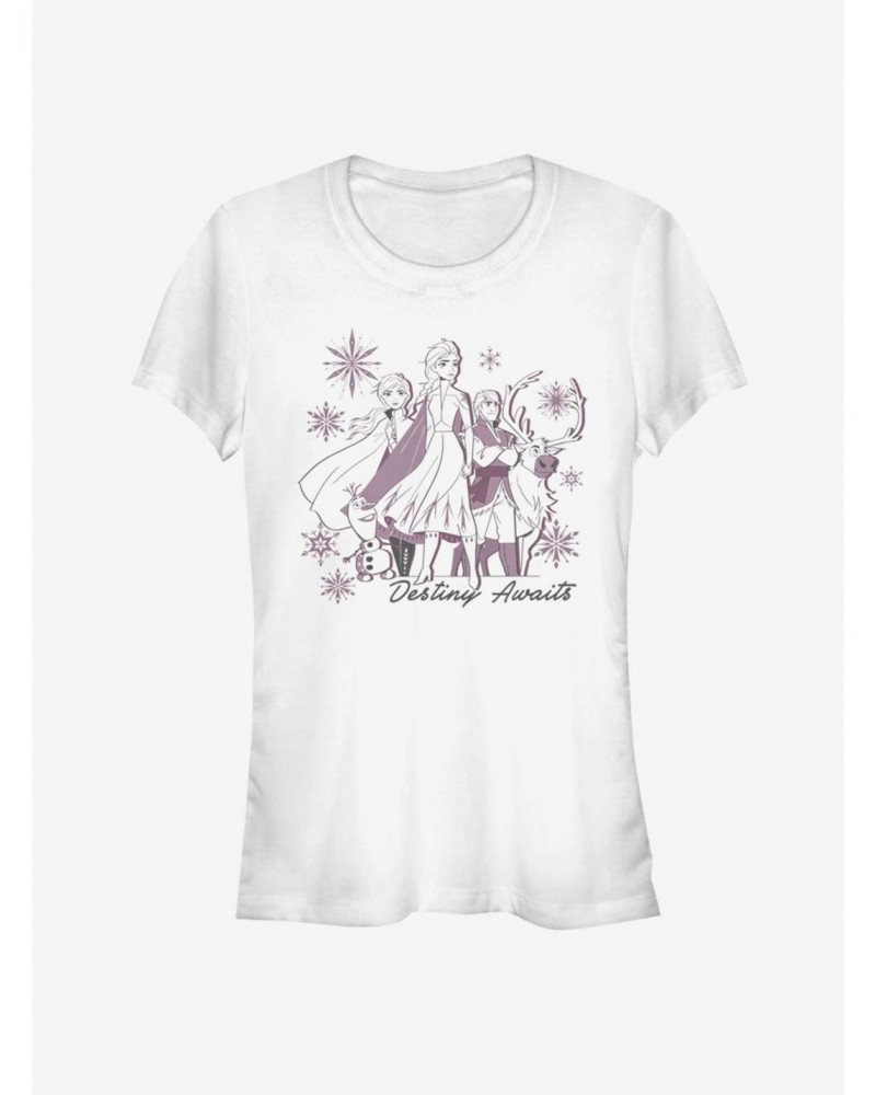 Disney Frozen 2 Destiny Awaits Girls T-Shirt $8.47 T-Shirts