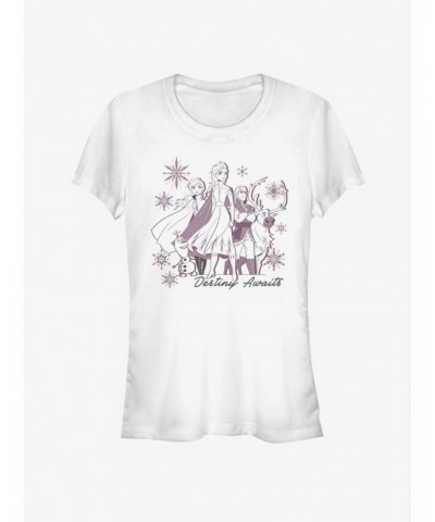 Disney Frozen 2 Destiny Awaits Girls T-Shirt $8.47 T-Shirts