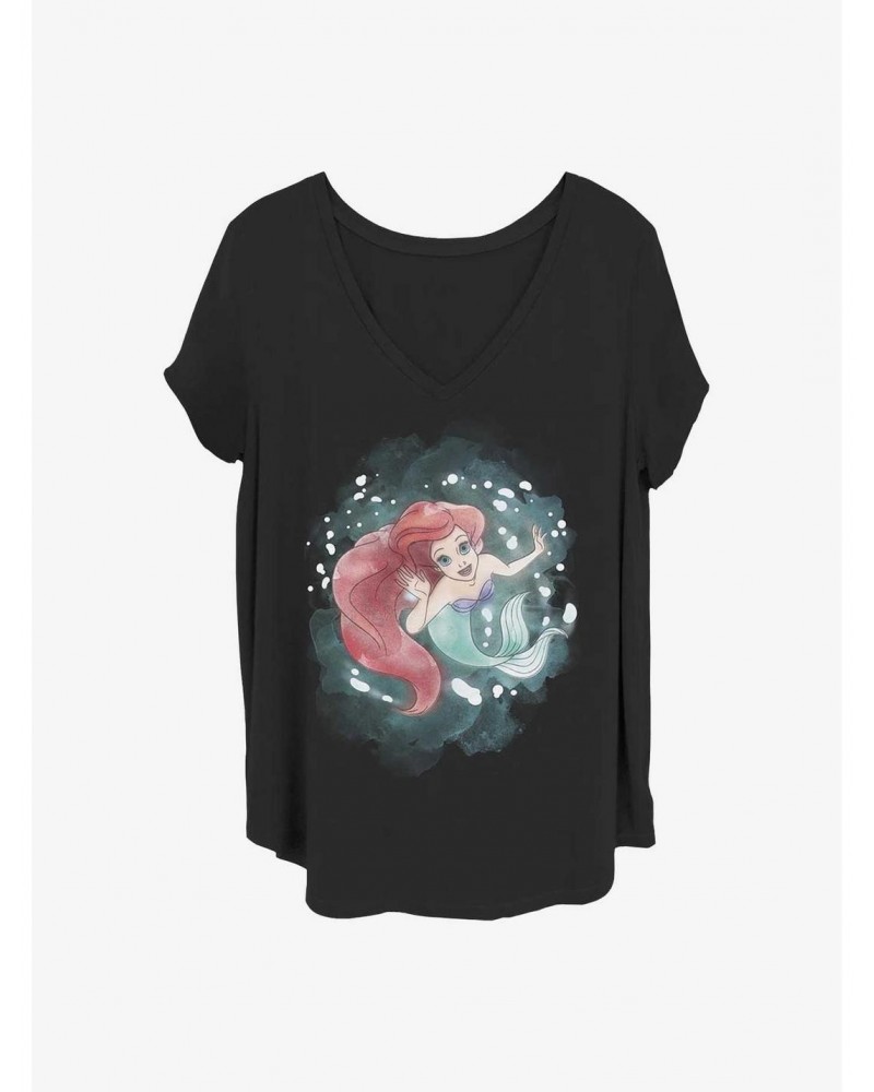 Disney The Little Mermaid Sea Colors Girls T-Shirt Plus Size $8.96 T-Shirts