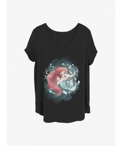 Disney The Little Mermaid Sea Colors Girls T-Shirt Plus Size $8.96 T-Shirts