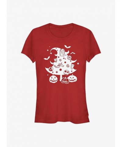 Disney The Nightmare Before Christmas Xmas Tree T-Shirt $9.71 T-Shirts