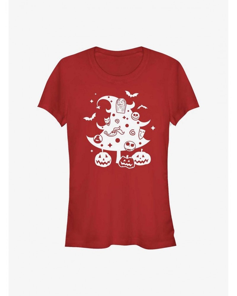 Disney The Nightmare Before Christmas Xmas Tree T-Shirt $9.71 T-Shirts