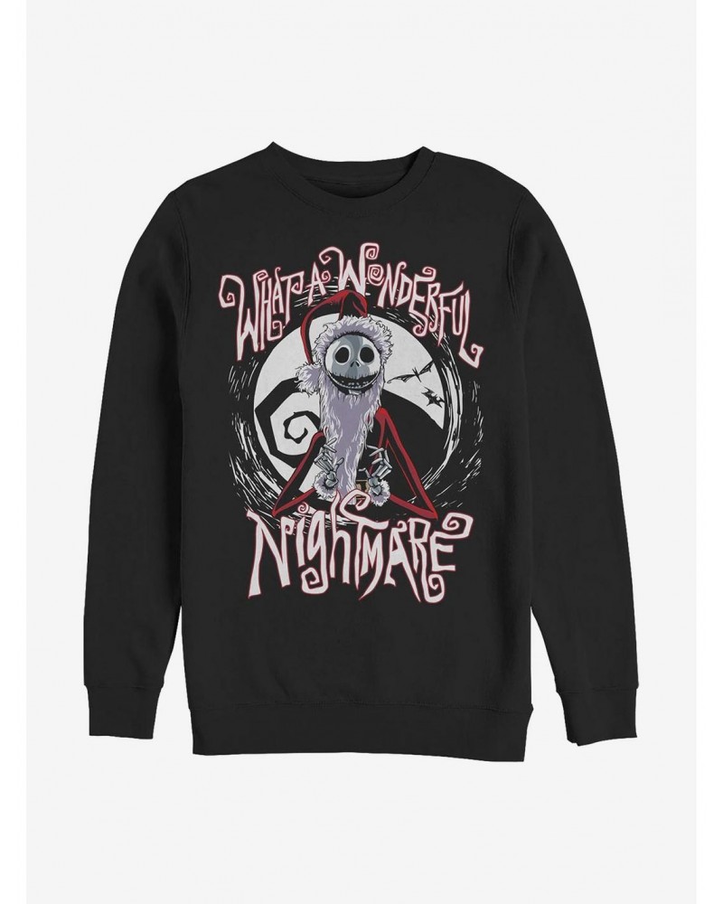 Disney The Nightmare Before Christmas Santa Jack Crew Sweatshirt $12.18 Sweatshirts