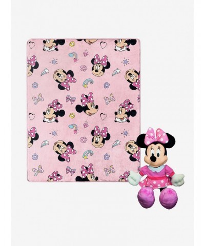 Disney Minnie M Favorite Things Hugger Pillow and Throw Set $12.55 Throw Set