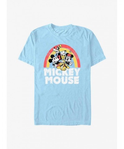 Disney Mickey Mouse Friends Under The Rainbow T-Shirt $7.89 T-Shirts