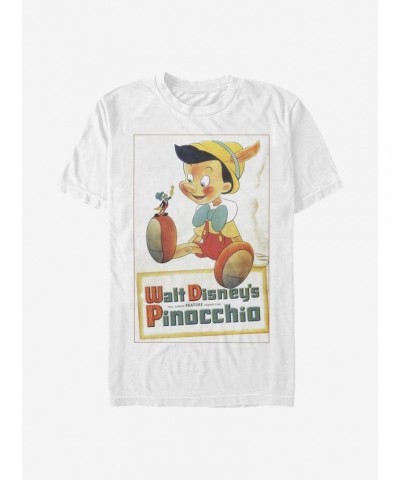 Disney Pinocchio Vintage Poster T-Shirt $9.32 T-Shirts