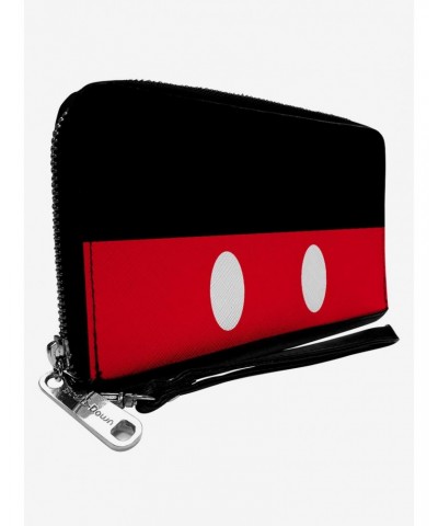 Disney Mickey Mouse Buttons Zip Around Wallet $11.87 Wallets